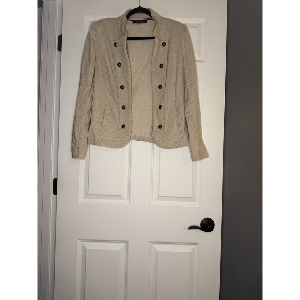Tommy Hilfiger Open Front Cardigan Large Beige
